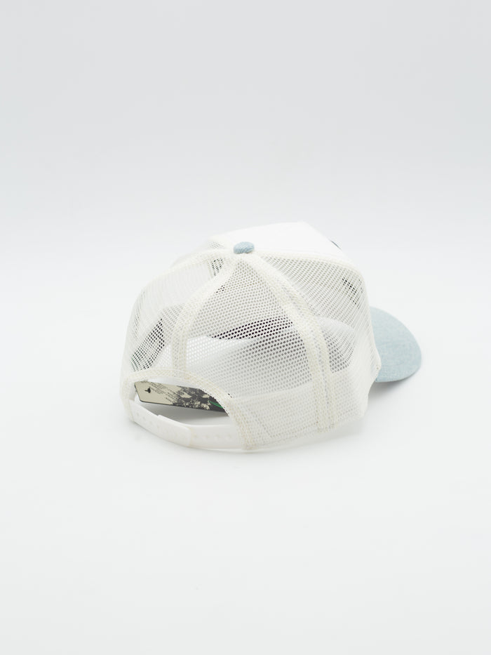 Denim Panther Trucker White/Blue