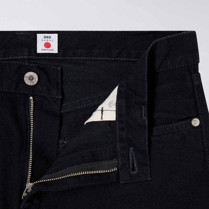 Edwin REGULAR TAPERED JEANS, Kaihara Black Unwashed