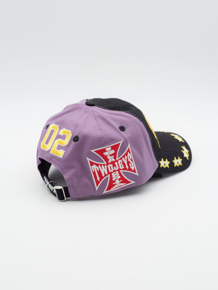Embroidered Purple Dad Hat