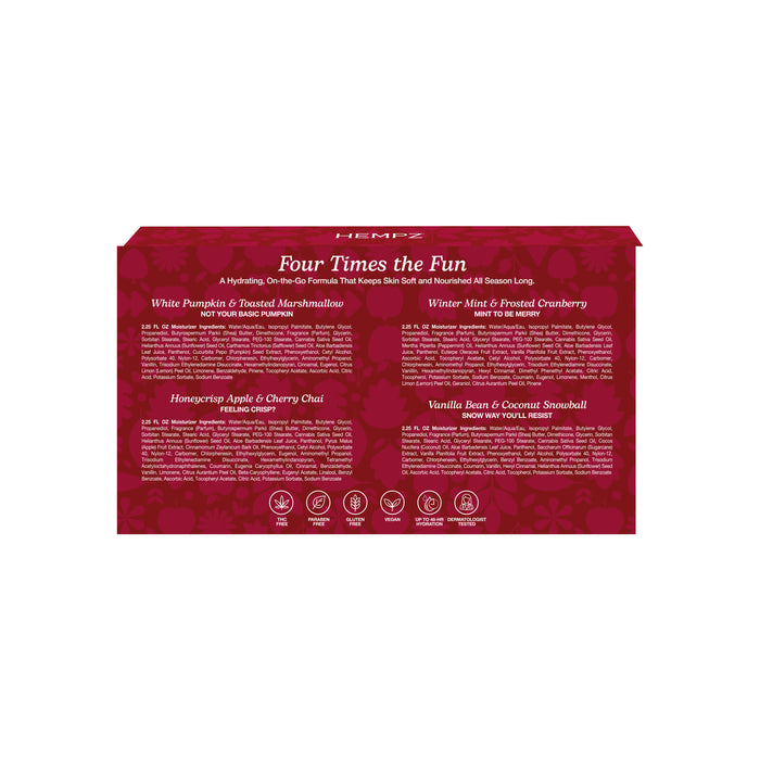 Festive Four Mini Moisturizing Body Lotion Gift Set