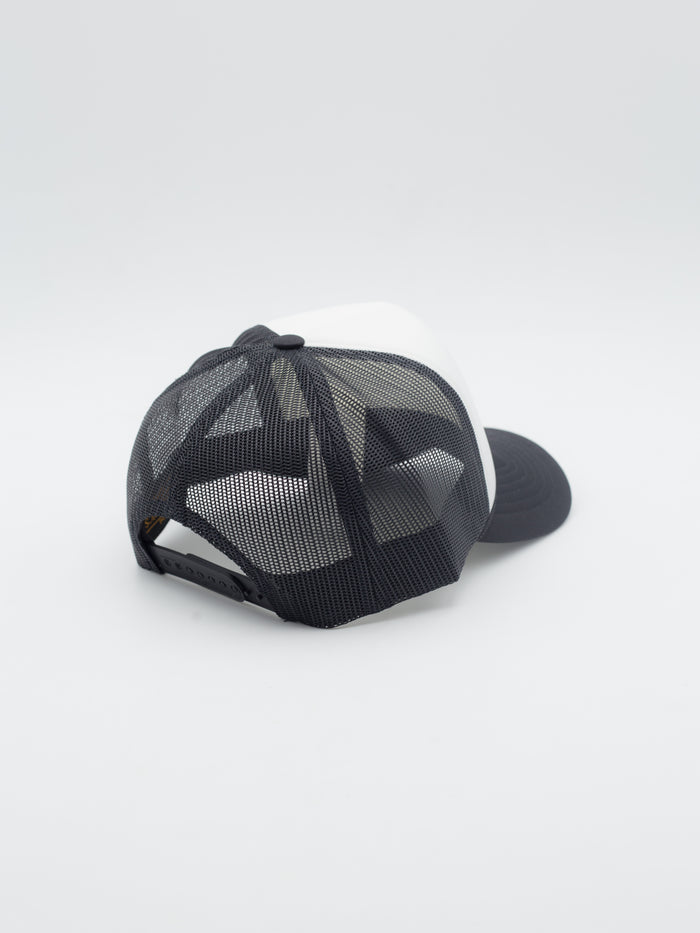 Foam Trucker Cord Snapback Black/White