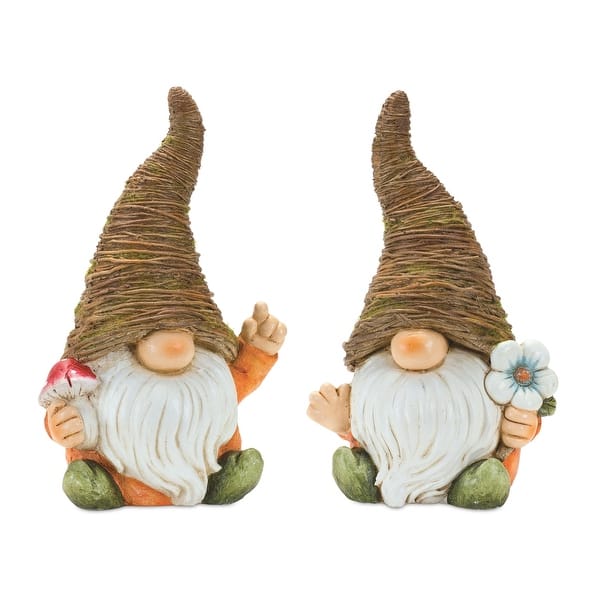 Gnome (lot de 2) 42 cm H MGO