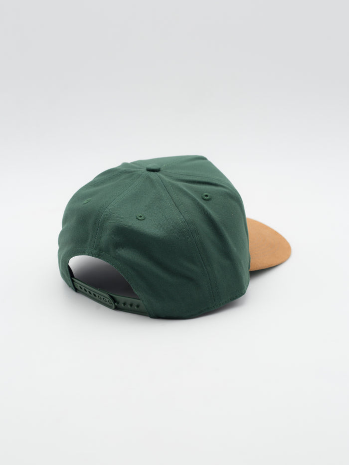HITCH Brentwood Suede Oakland Athletics Snapback Green