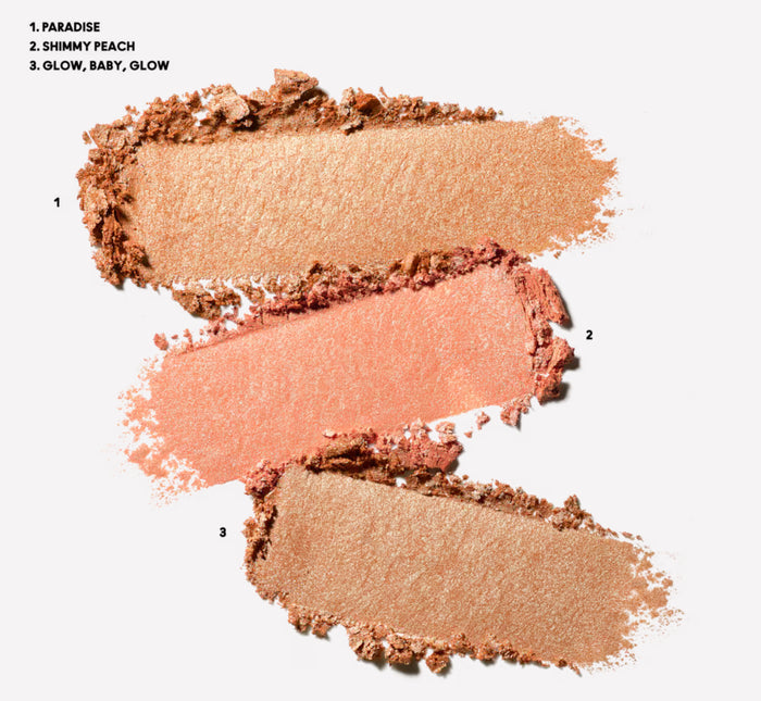MAC Hyper Real Glow Palette بالت هايلايت ثلاثي من ماك