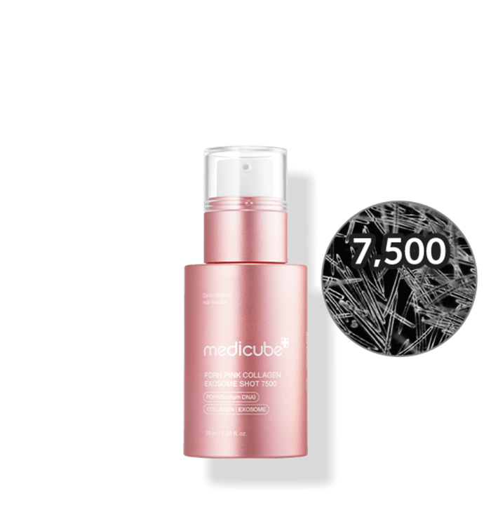 Medicube PDRN Pink Collagen exosome shot ampoule 7500 30ml - Komiko Beauty