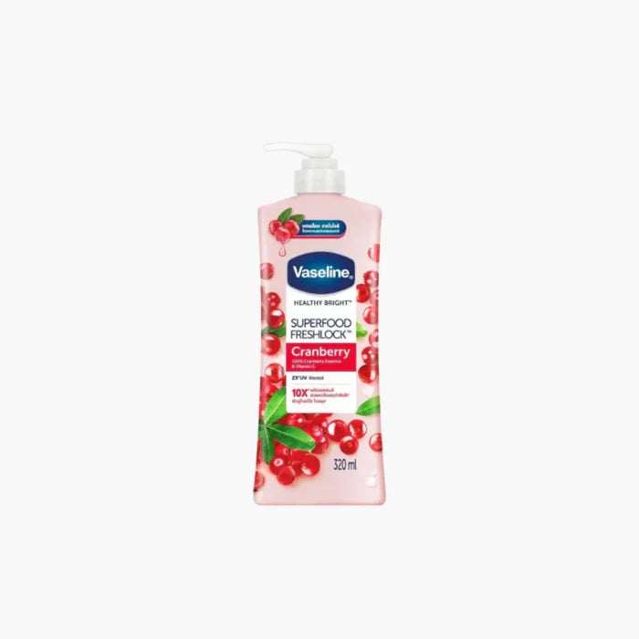 Vaseline Lotion Th-W-Superfood Cranberrry (pump) 320 Ml