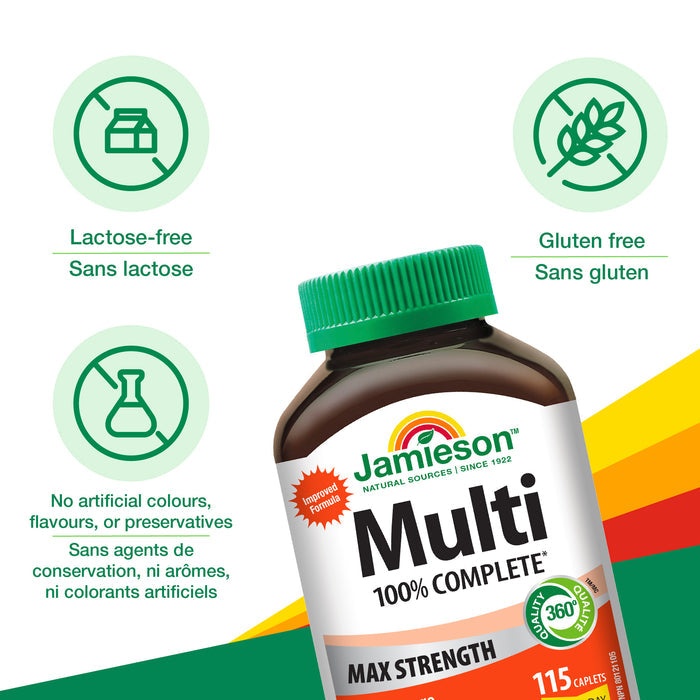 31001270 Jamieson 100% Complete Multi Max Strength, 115 ct 240091_9893_JV_Multi_Amazon_Product Pages_01