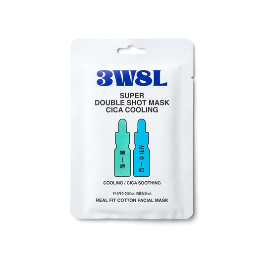 3W8L Super Double Shot Mask Cica Cooling 27ml - Komiko Beauty