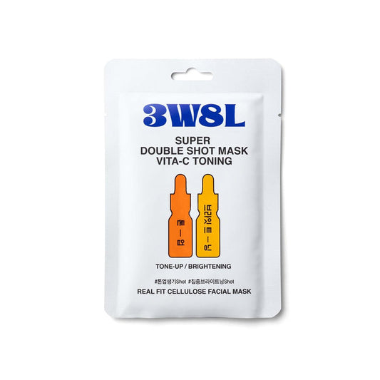3W8L Super Double Shot Mask VitaC Toning 27ml - Komiko Beauty