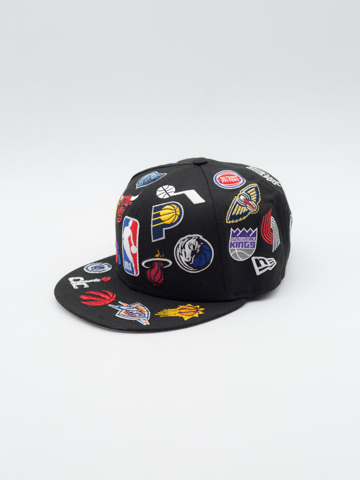 59FIFTY All Over NBA Teams Black