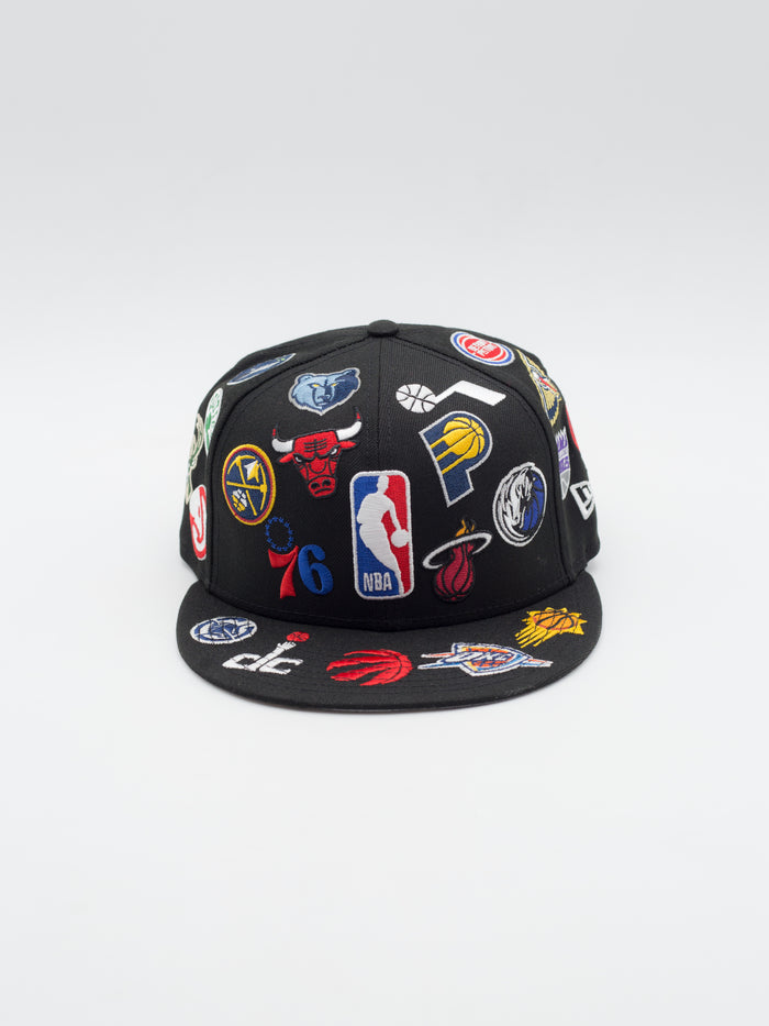 59FIFTY All Over NBA Teams Black