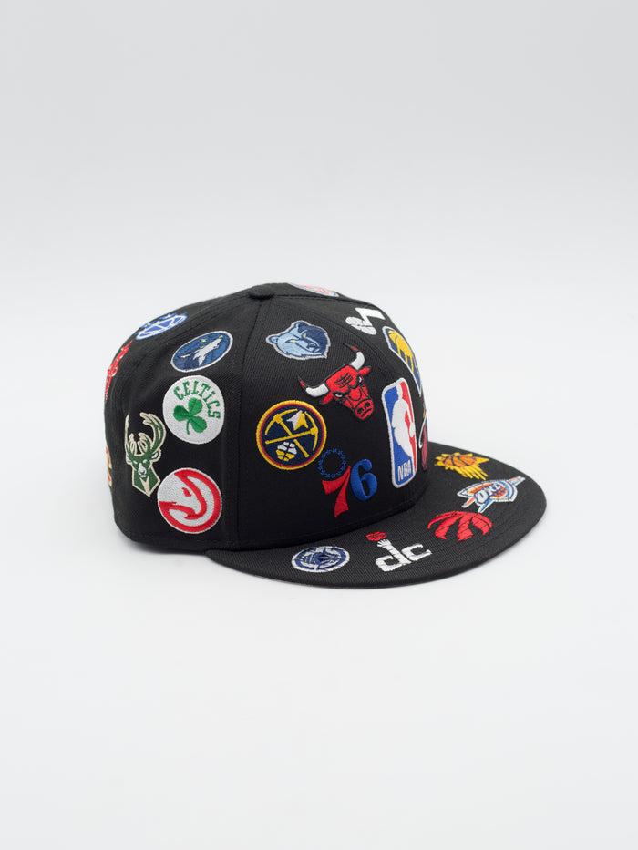 59FIFTY All Over NBA Teams Black