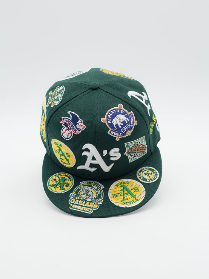 59FIFTY All Over Oakland Athletics Green