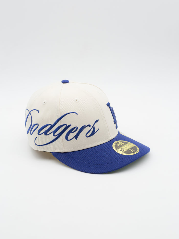 59FIFTY Side Script Low Profile Los Angeles Dodgers Blue