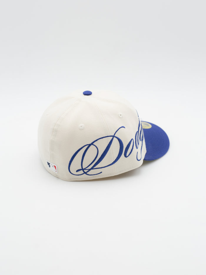 59FIFTY Side Script Low Profile Los Angeles Dodgers Blue