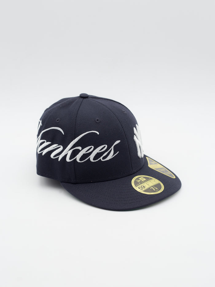 59FIFTY Side Script Low Profile New York Yankees Navy