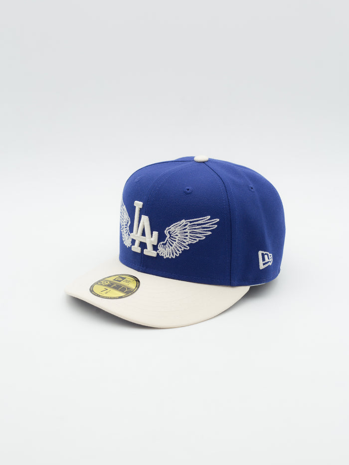 59FIFTY Team Wings Los Angeles Dodgers Blue/Beige