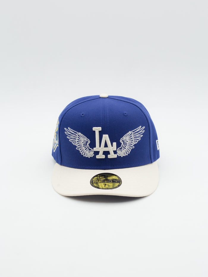 59FIFTY Team Wings Los Angeles Dodgers Blue/Beige