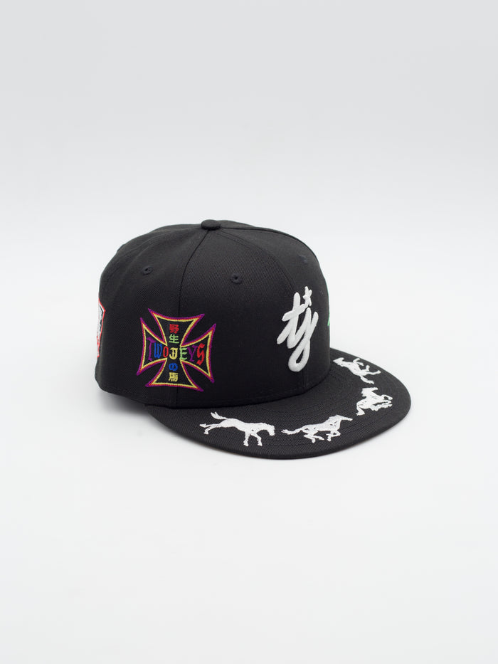59FIFTY TJ Embroidery Two Jeys x New Era Black