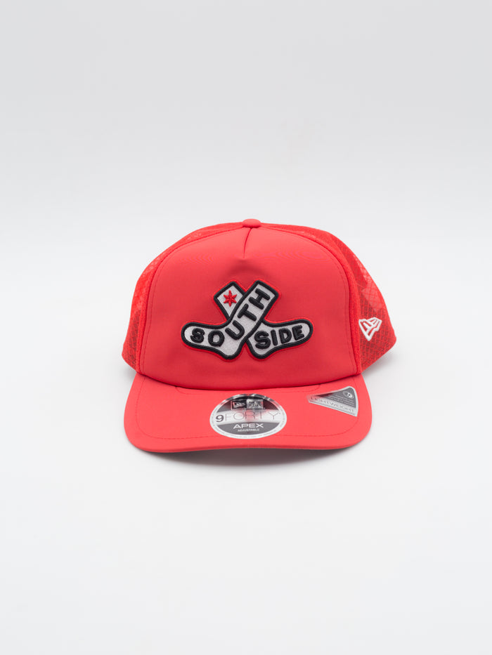 9FORTY APEX A-Frame City Connect 2026 Chicago White Sox Trucker Red