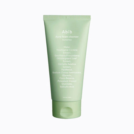 Abib Acne foam cleanser Heartleaf foam - 150ml - Komiko Beauty