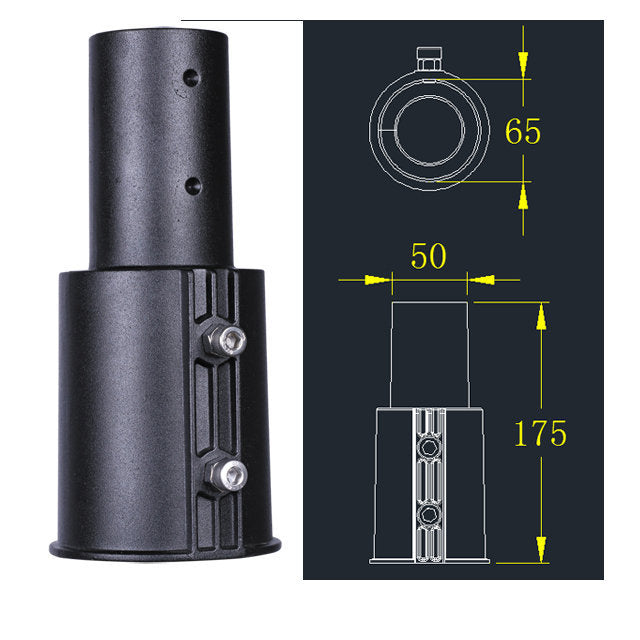 Adaptateur Candélabre / Lampe de rue et parking extérieur - 60/50mm