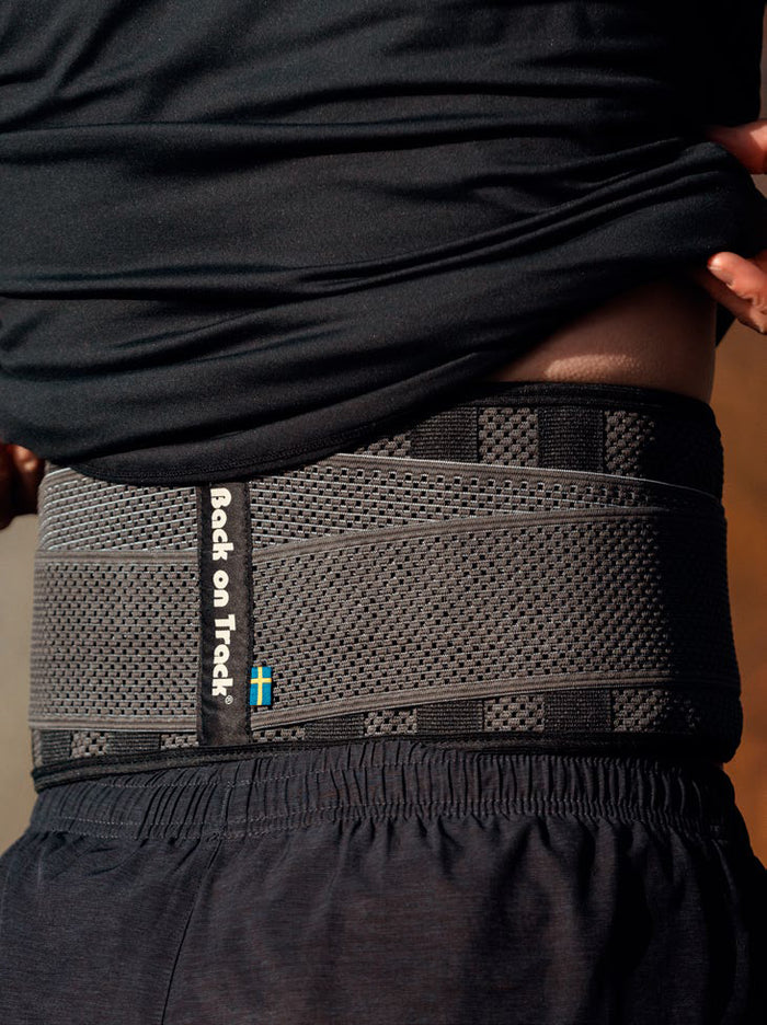 Back on Track Air Back Brace in Low and High styles for adjustable lumbar support, comfort, and posture aid