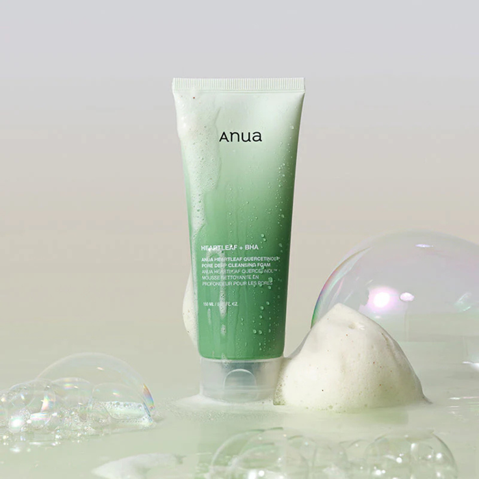 Anua Heartleaf Quercetinol Cleansing Foam 150ml | GlamTouch UK