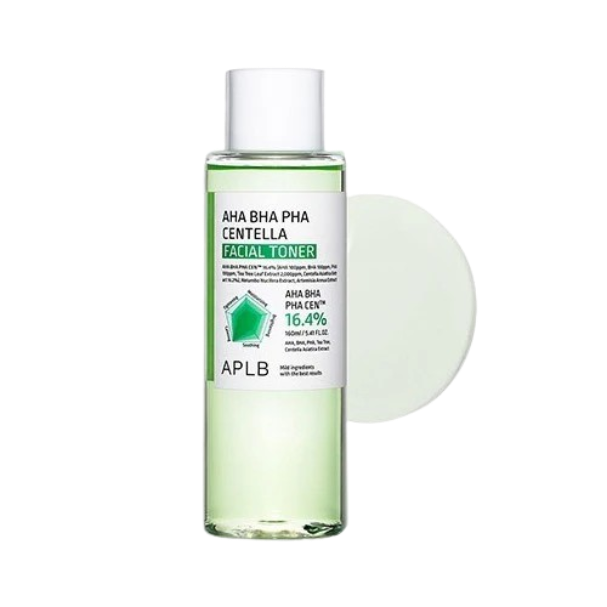 APLB AHA BHA PHA Centella Facial Toner 160Ml