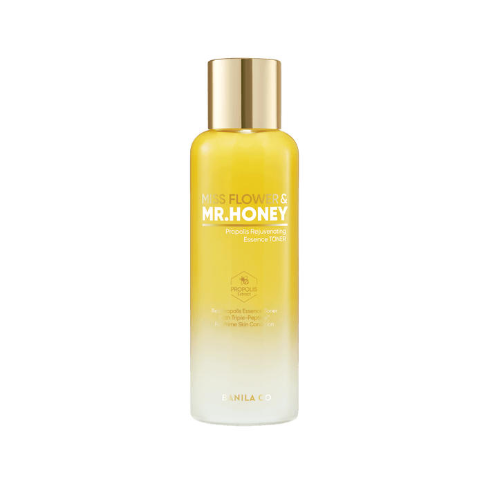 BanilaCo Miss Flower & Mr.Honey Propolis Rejuvenating Essence Toner 190ml - Komiko Beauty