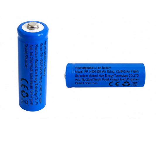 Batterie 14500 – 600 mAh 3.2V LiFePO4 - Pour Borne solaire Orion - Lumihome