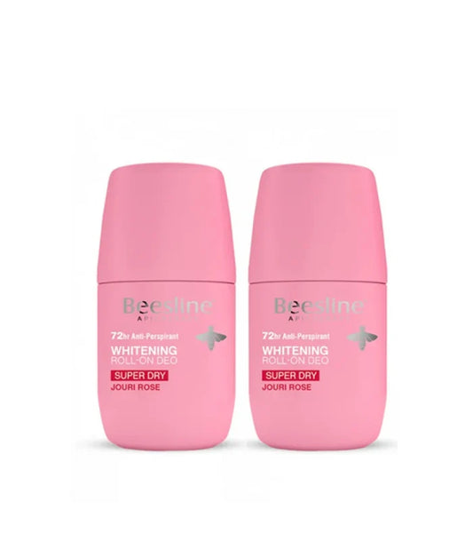 Beesline Whitening Roll On Deodorant - Super Dry -Jouri Rose (1+1) Promo Pack