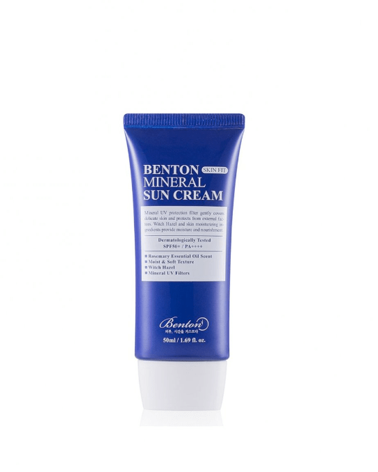 benton Skin Fit Mineral Sun Cream SPF50+/PA++++ 50ml - Komiko Beauty