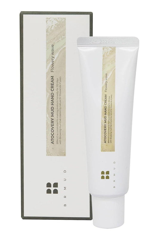 BRMUD ATOCOVERY MUD HAND CREAM (FLOWERY WAVE) 50ml - Komiko Beauty