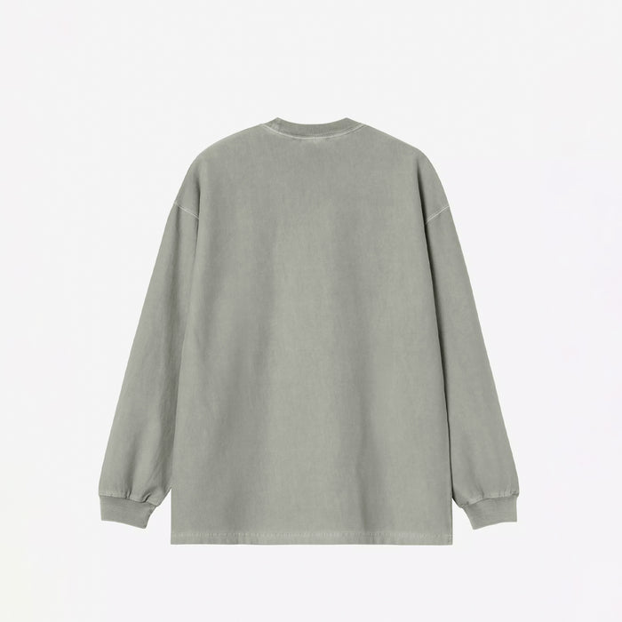 Carhartt WIP L/S LOOSE POCKET T-SHIRT, Shady Green Garment Dyed