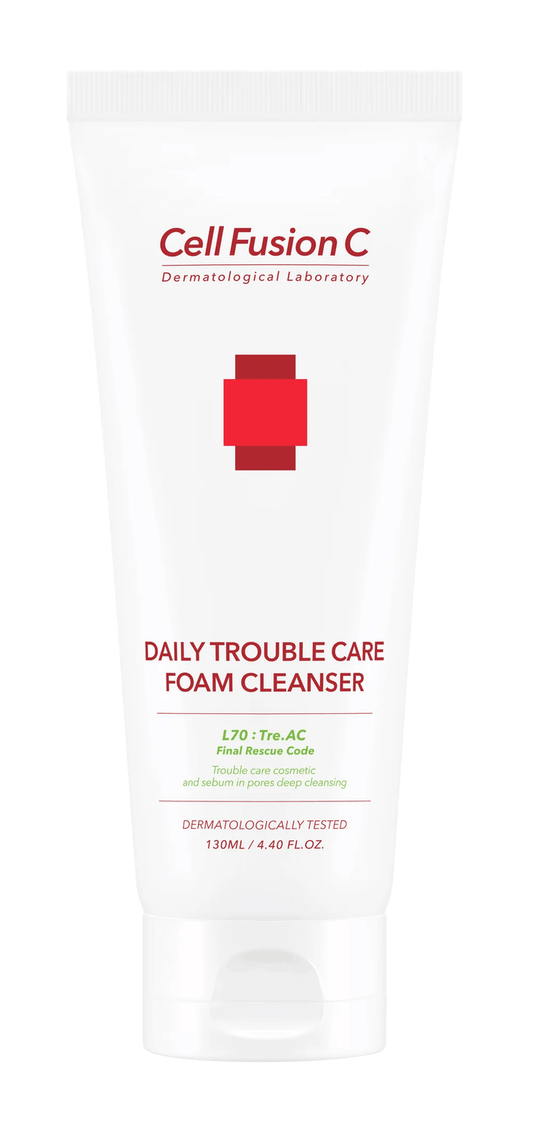 CellFusionC TRE.AC Daily Trouble Care Foam Cleanser - 130ml - Komiko Beauty