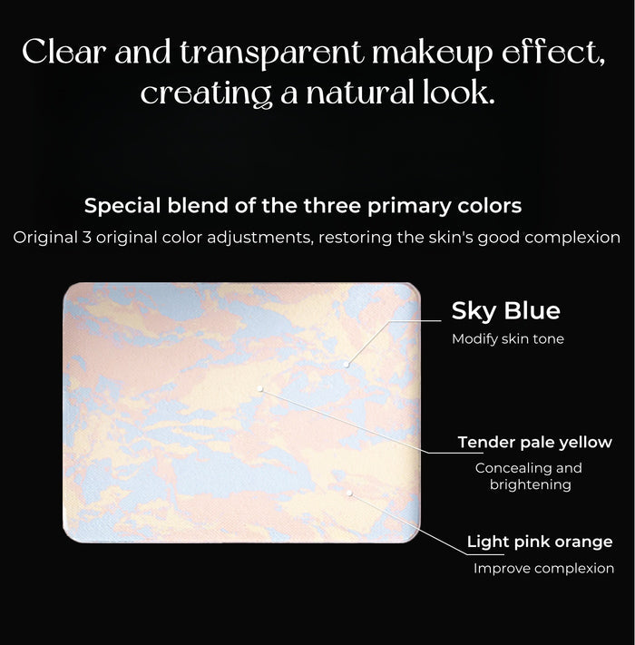 CHOIZ BEAUTY 3-color Long-wear Oil-control Pressed Powder T4837