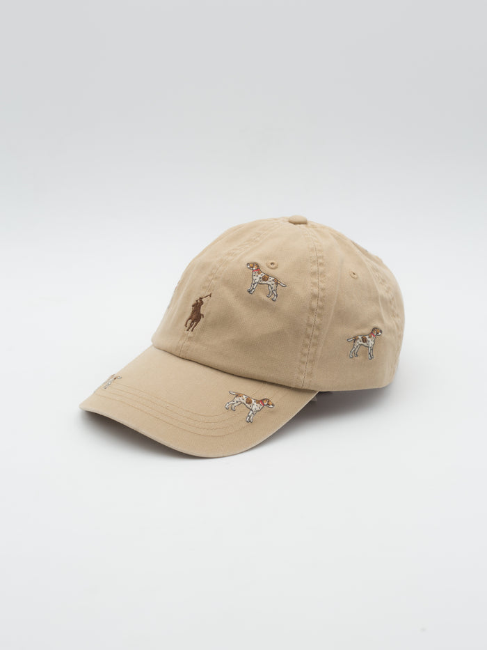 Classic Dogs Embroidery Tan
