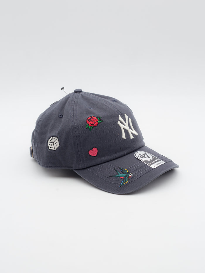 CLEAN UP Multi Scatter New York Yankees Vintage Navy