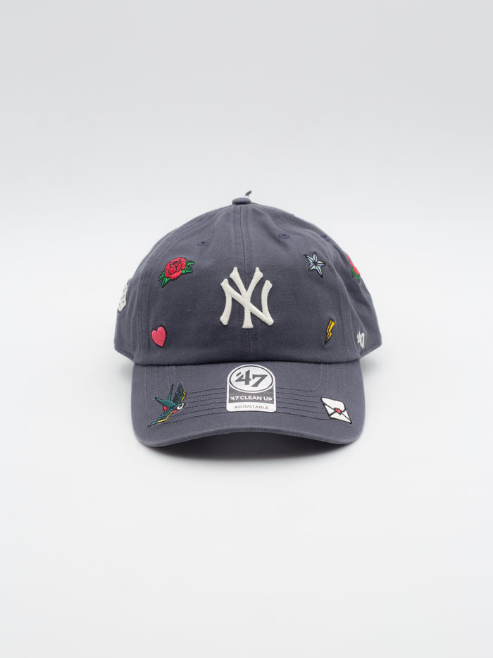 CLEAN UP Multi Scatter New York Yankees Vintage Navy
