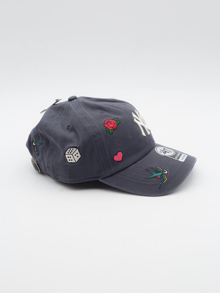 CLEAN UP Multi Scatter New York Yankees Vintage Navy