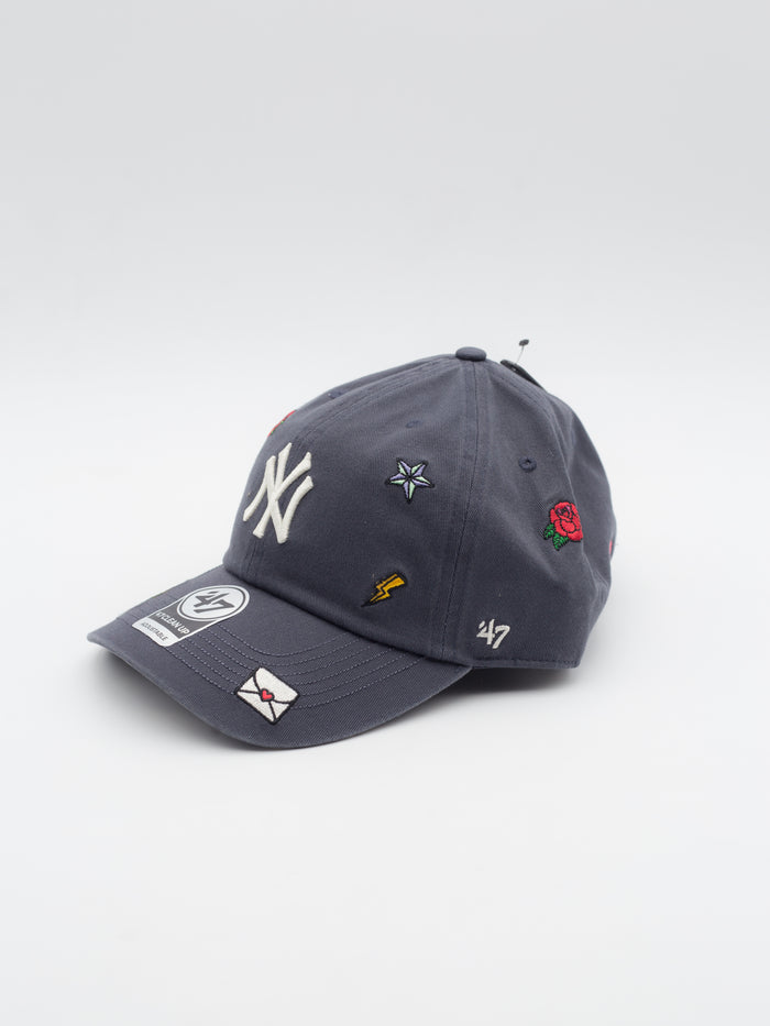 CLEAN UP Multi Scatter New York Yankees Vintage Navy
