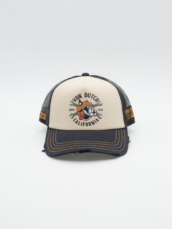 CREW/37 Trucker Black/Beige