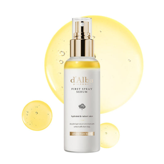 d'Alba piedmont White Truffle First Spray Serum, Vegan, Non Comedogenic, Face Moisturizer (100ml)