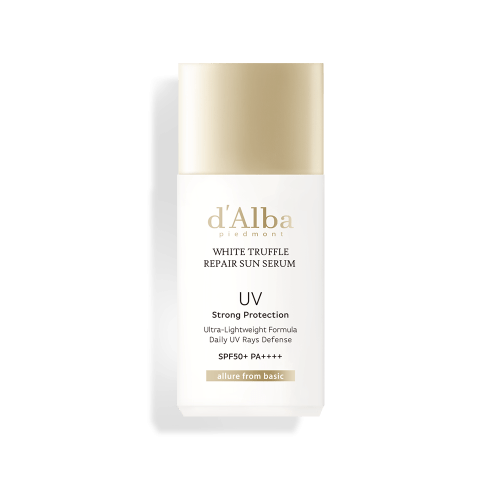 d'Alba White Truffle Repair Sun Serum SPF50+, PA++++ 35ml - Komiko Beauty