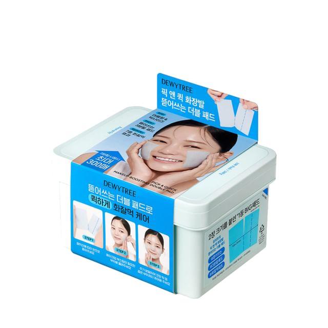 Dewytree Pick And Quick Makeup Boosting Double Pad 100ea - Komiko Beauty