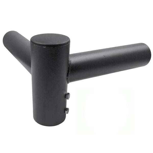 Double tête de mât perpendiculaire - Insertion mât diamètre 80mm / Support 60mm