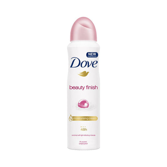 Dove Antiperspirant Deodorant Body Spray Beauty Finish 150ml