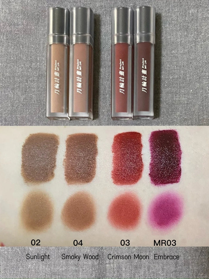 DRAMO X LAOGU Moonlight In Bottle Matte Lip Mud #03 Crimson Moon T4664