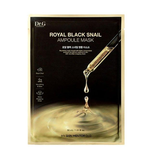 Dr.G Royal Black Snail Ampoule Mask 1ea 30ml - Komiko Beauty